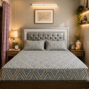 Modern Grey Bedsheet
